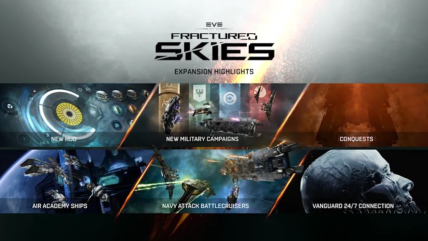 EVE Online �ak� v novembri ve�k� vojna, Fractured Skies prinesie nov� lode aj rozhoduj�ce bitky o imp�ri�